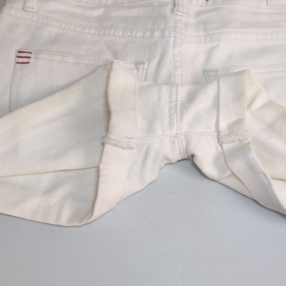 3/$20 BDG Urban Outfitters Mid Rise Shortie Shorts White Denim Jean Stretch - Picture 10 of 14